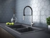 Смеситель для кухни Paulmark Halt Ha214021-BS, сталь